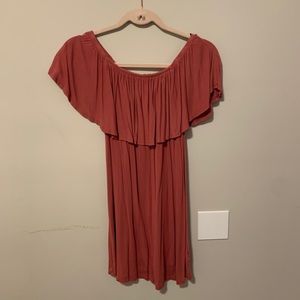 Off the shoulder dress